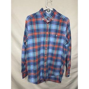 Vineyard Vines Men's Medium Long Sleeve Plaid Cotton Crosby Shirt